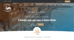 Desktop Screenshot of antineahotel.com