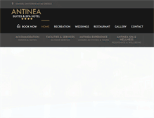 Tablet Screenshot of antineahotel.gr